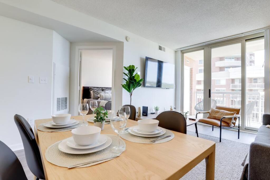 Gorgeous 1 Bedroom Condo At Ballston Place With Gym 阿林顿 外观 照片